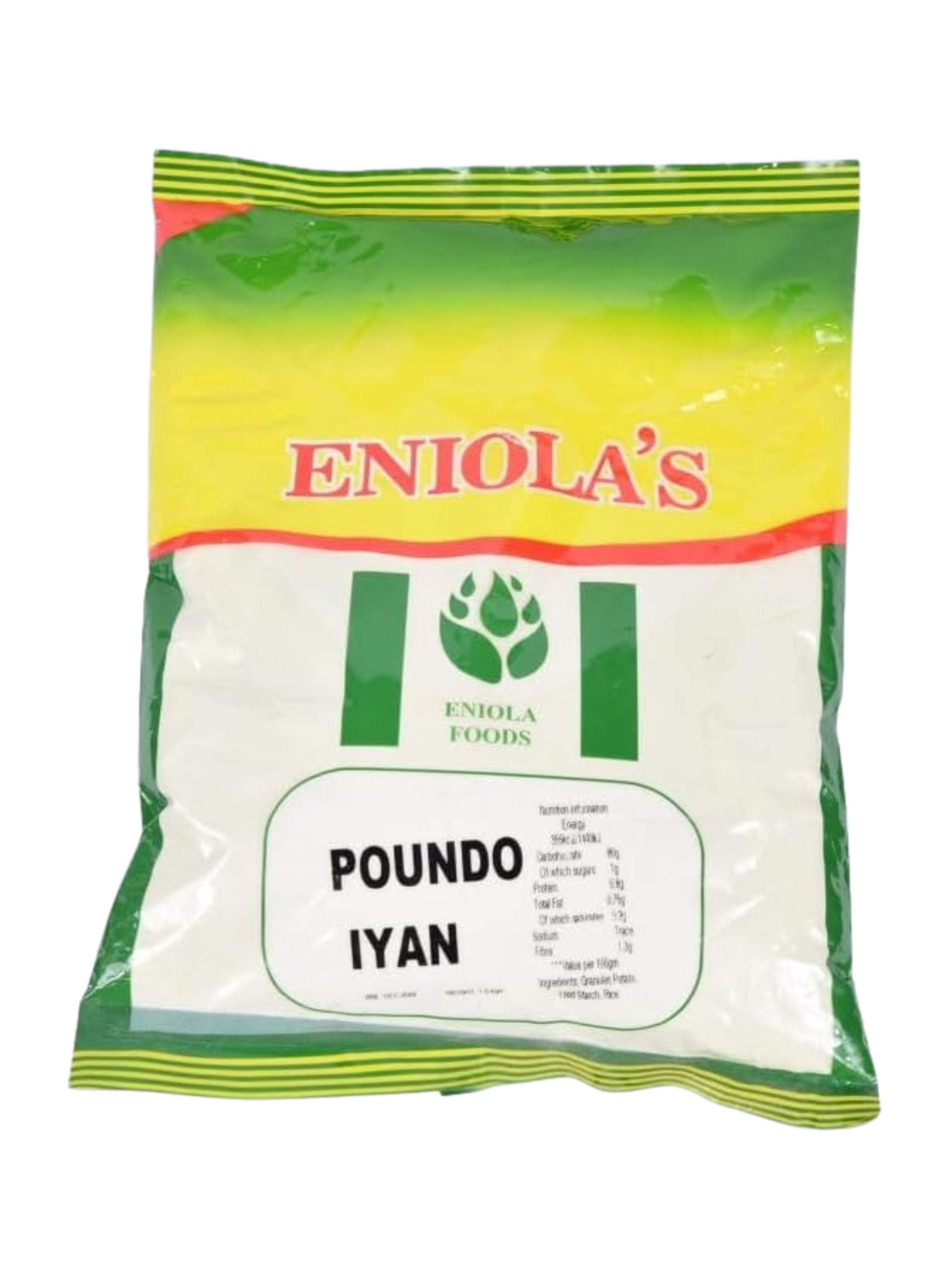 Eniola Foods Poundo Iyan 1.5Kg