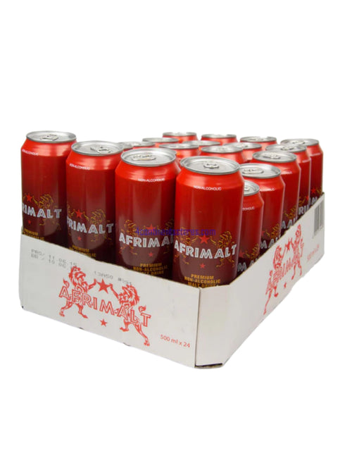 Afrimalt Can 500Mlx24 Carton