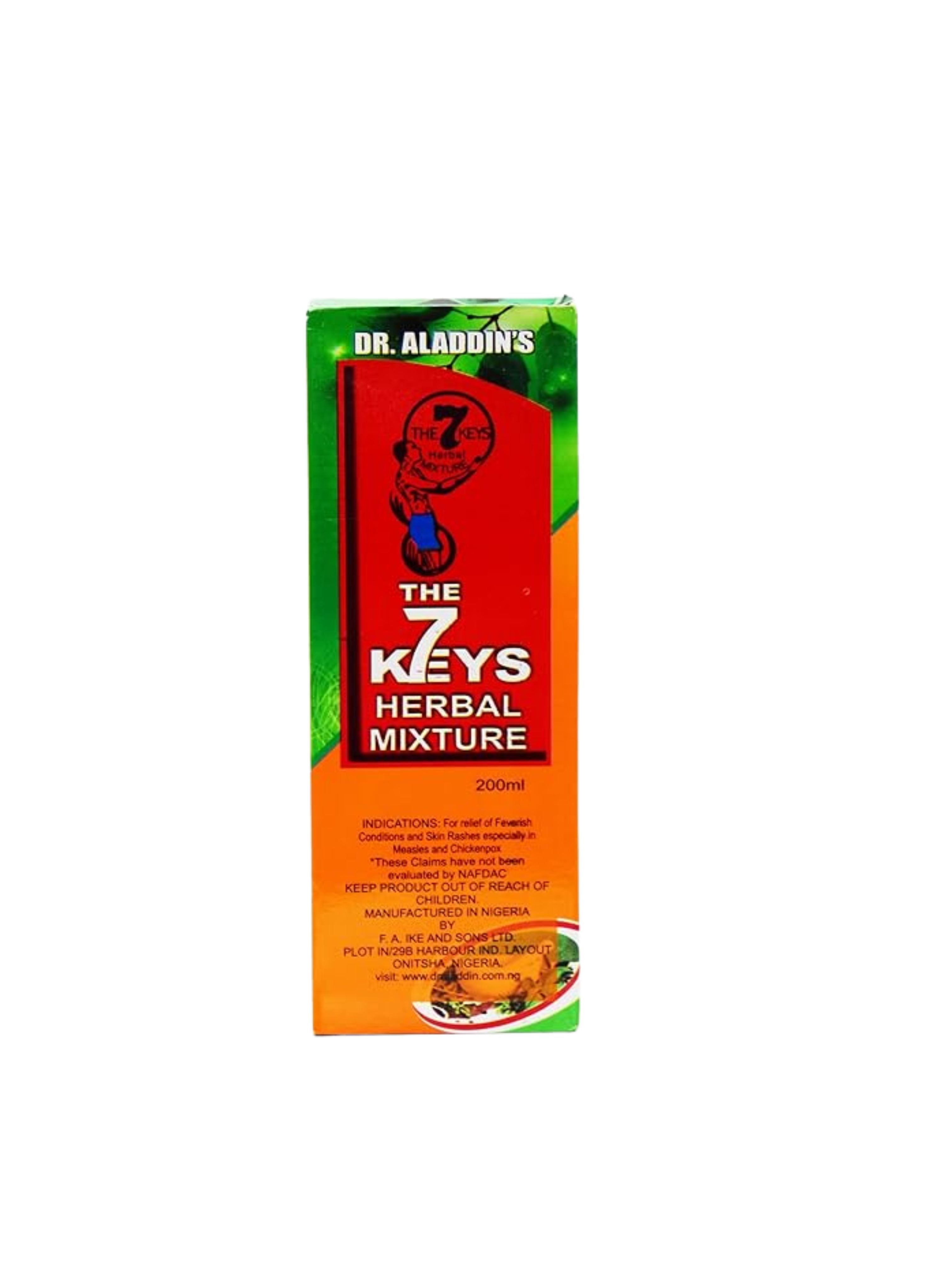 DR Aladdins 7 Keys Herbal Mixture 200Ml