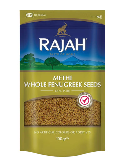 Rajah Methi Whole Greek Seeds 100G