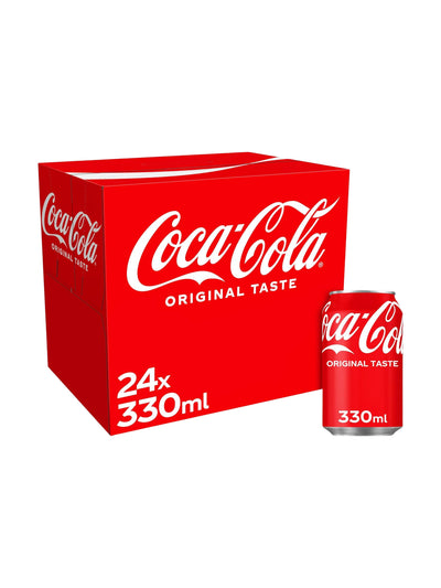 Coke Original Can 330Ml X 24 Carton