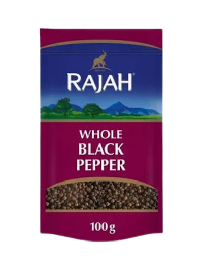 Rajah Whole Black Pepper 100G