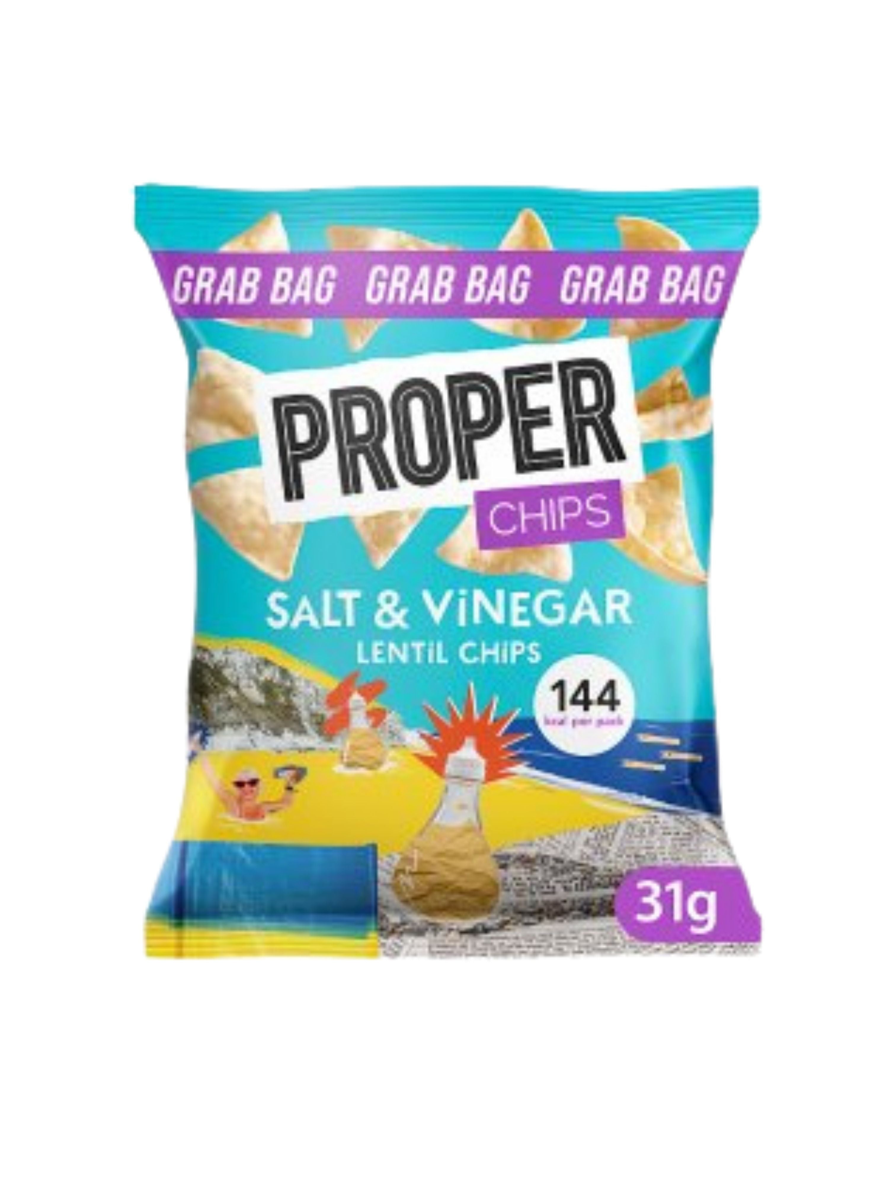 Proper Chips Salt Vinegar 14G