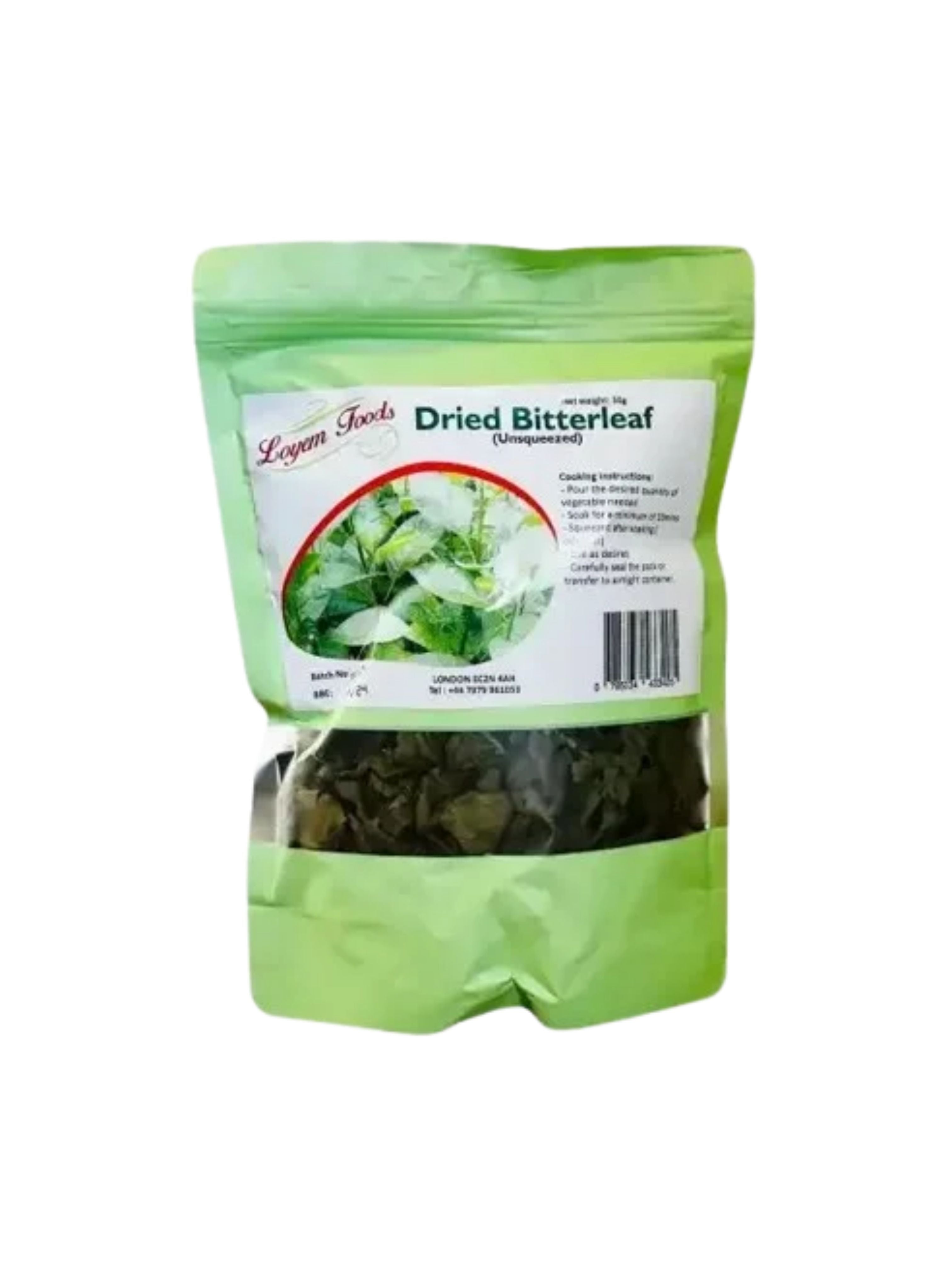 Loyem Foods Dried Bitterleaf 50G