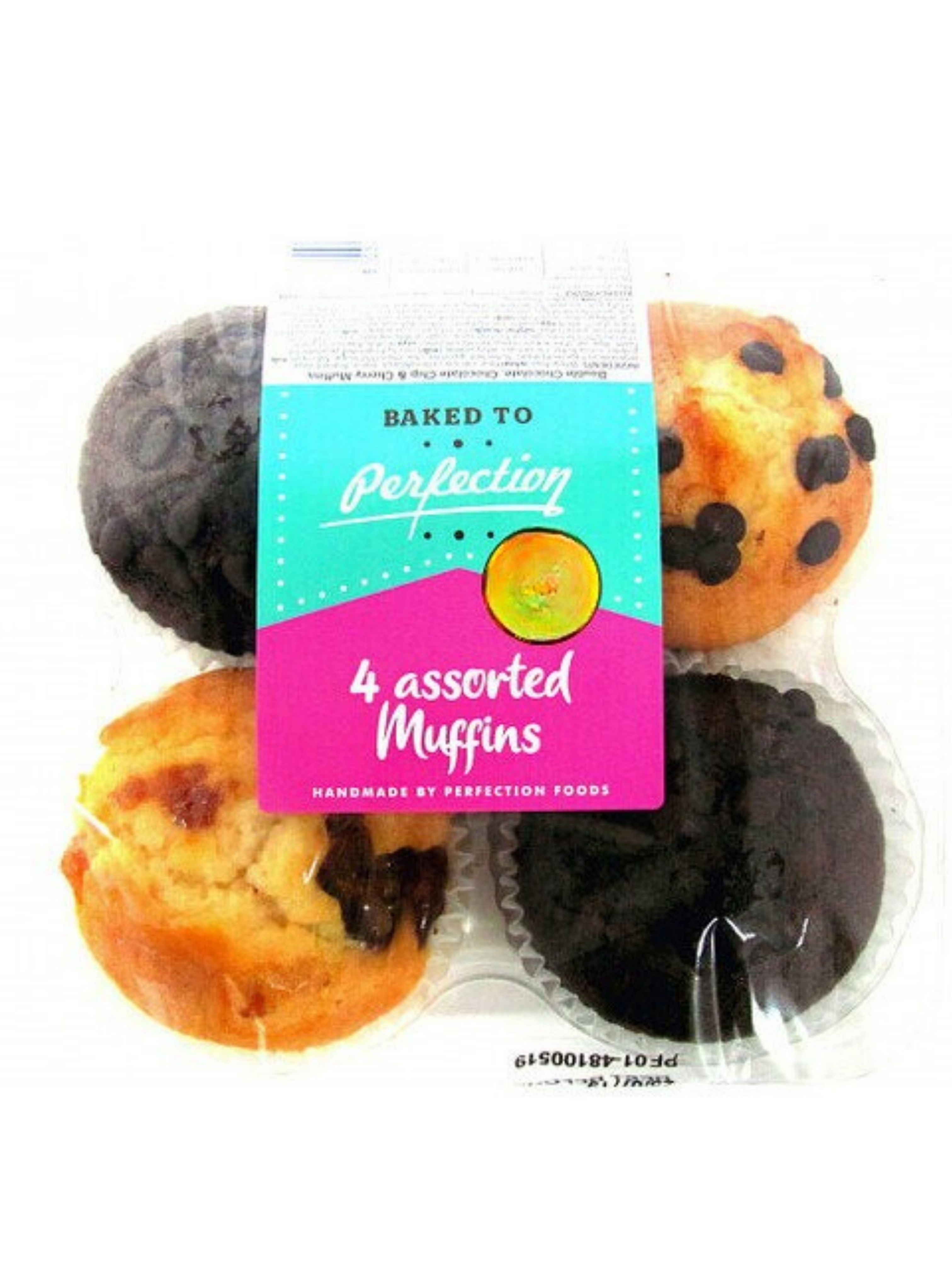 Perfection 4 Assorted Muffins