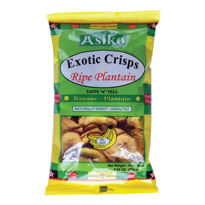 Asiko Exotic Crisps Naturally Sweet 75G