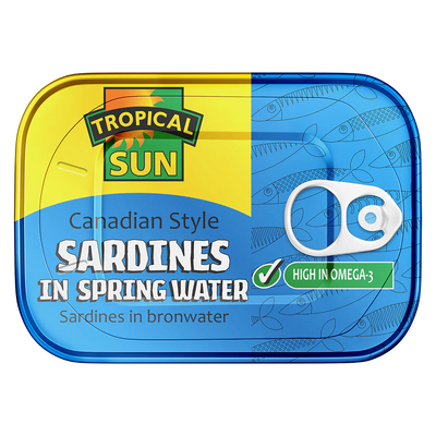 Tropical Sun Sardines Spring Water 106G