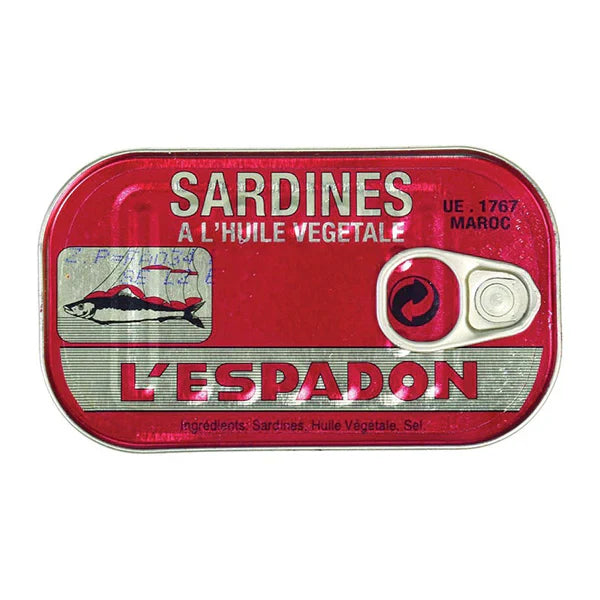 L Espadon Sardines 125Ml