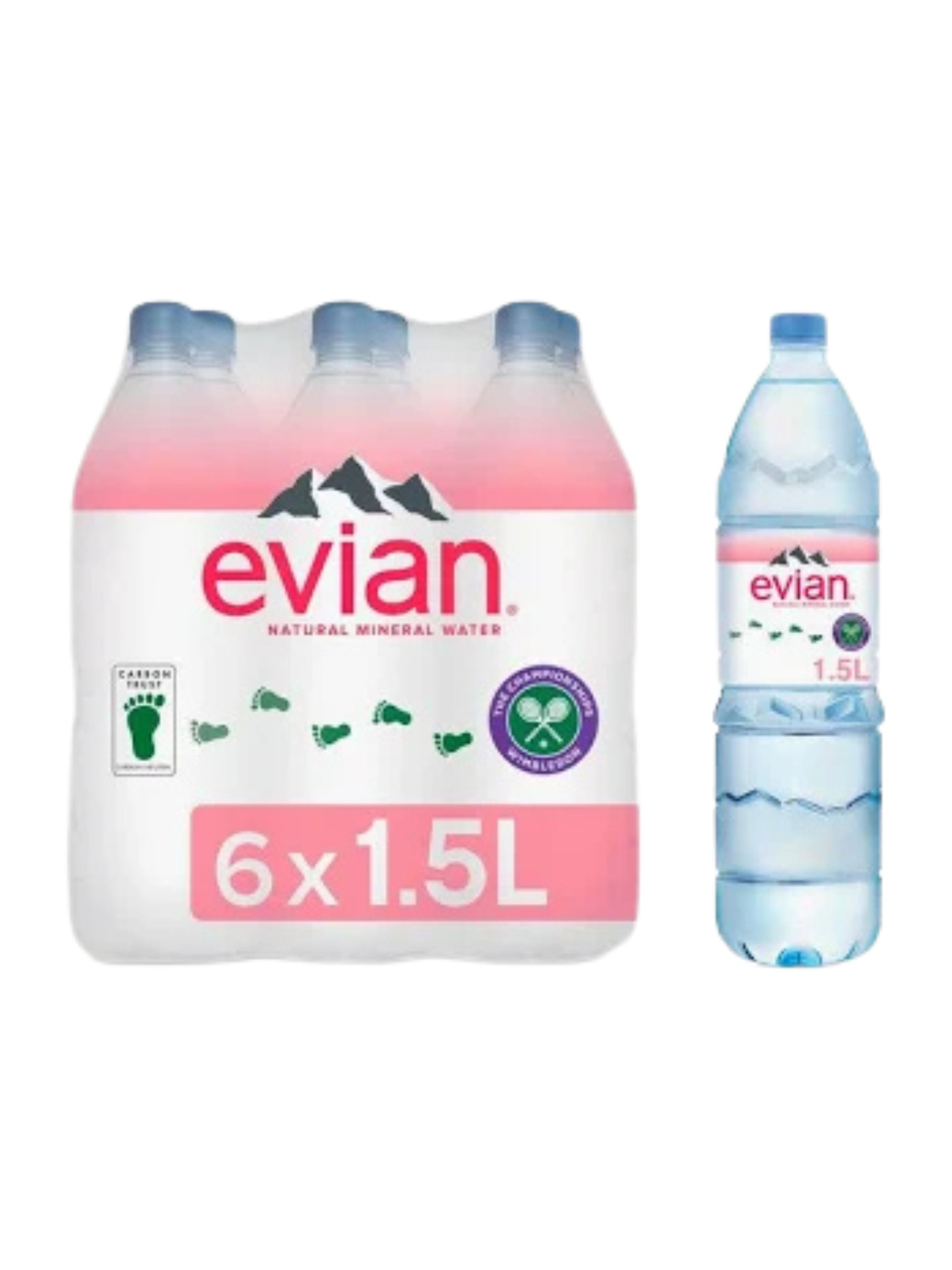 Evian Water 1.5L X 6