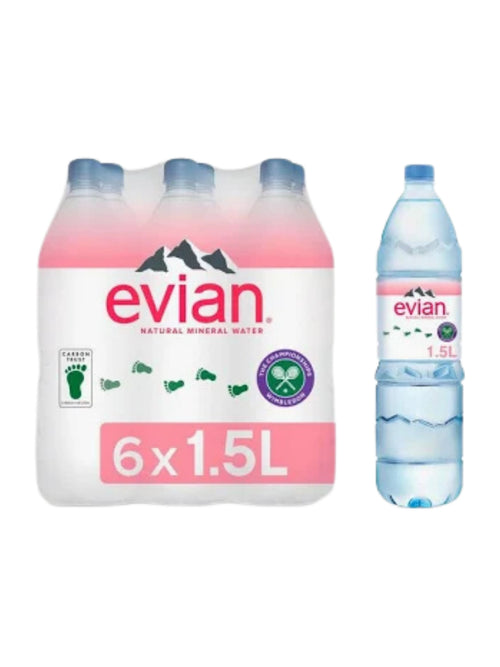 Evian Water 1.5L X 6