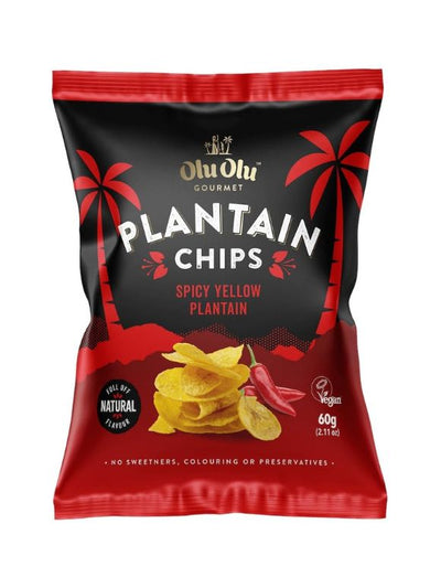 Olu Olu Plantain Crisps Chilli 60G