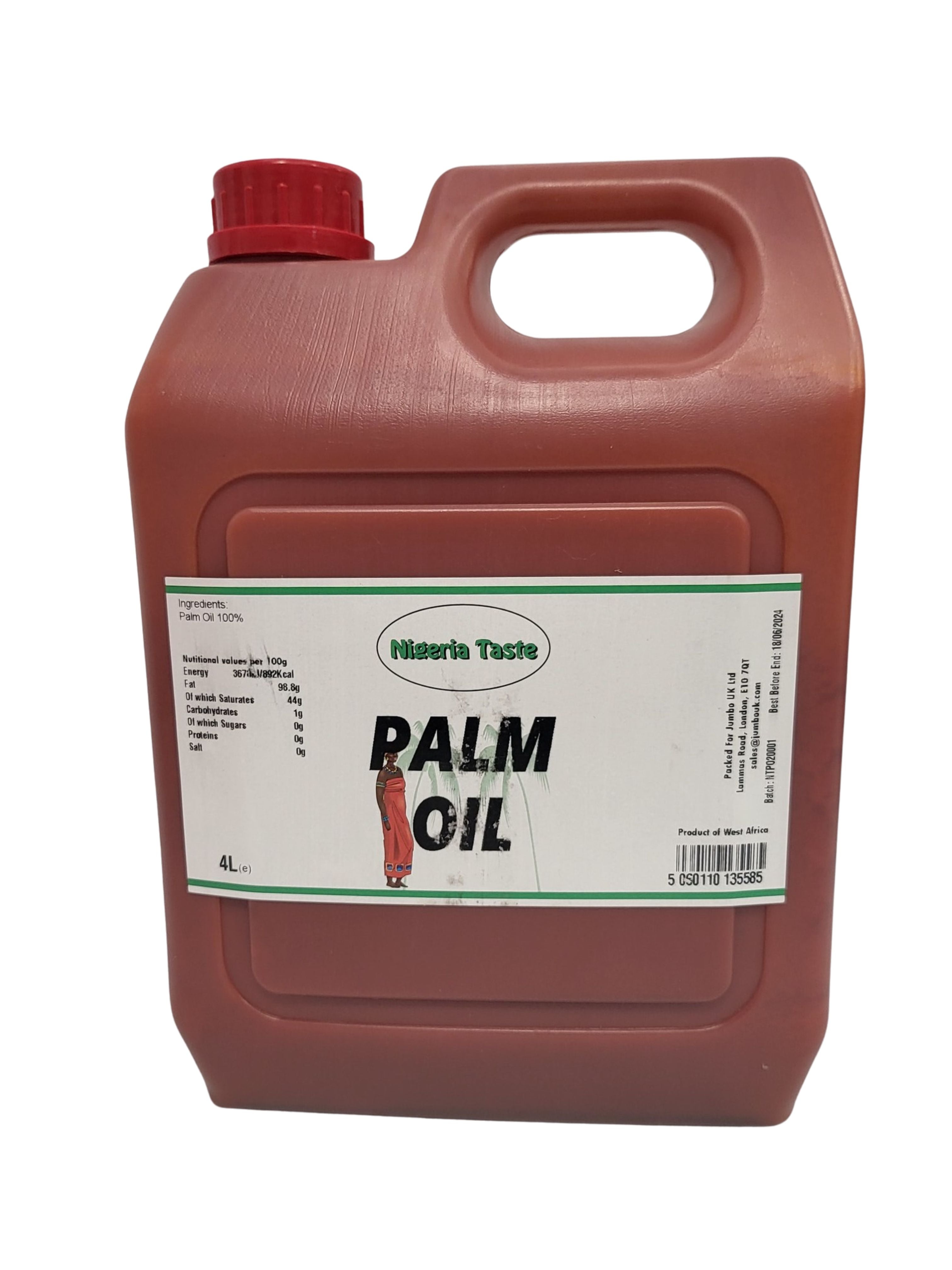 Nigeria Taste Palm Oil 4L