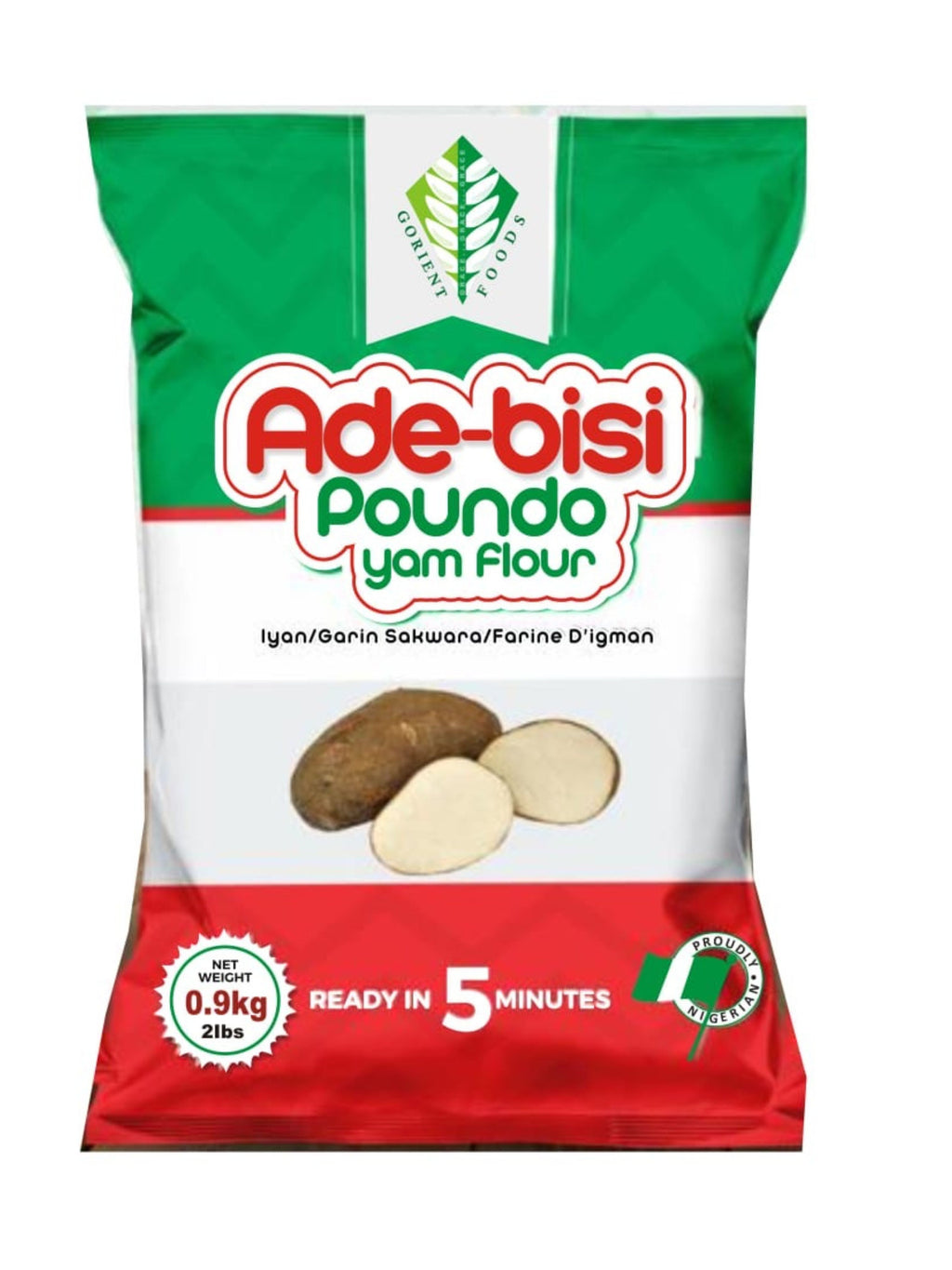 AdeBisi Poundo Yam Flour 0.9kg