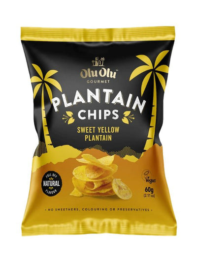 Olu Olu Plantain Crisps Sweet 60G