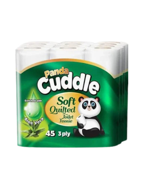 Panda Cuddle Soft Toilet Tissue X 9