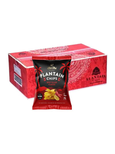 Olu Olu Plantain Chip Chilli 60g x 24 (Box)