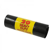 Heavy Duty Black Bin Bags 20