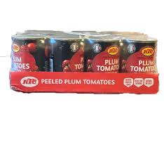 KTC Peeled Plum Tomatoes 12 X 400G