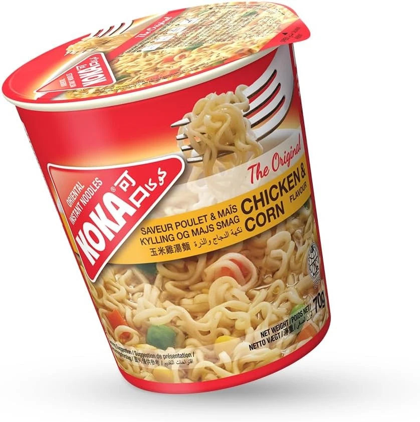 Koka Cup Chicken Corn 70G