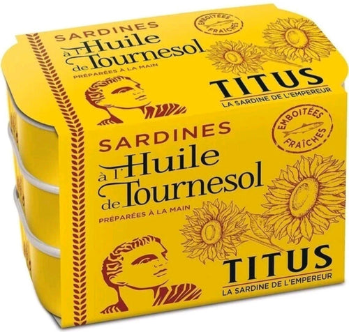 Titus Sunflower Oil Sardines 125G X 3
