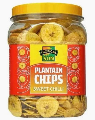 Tropical Sun Plantain Chips Sweet Chilli 450G