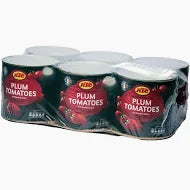 KTC Plum Tomtoes 6 X 2.5Kg